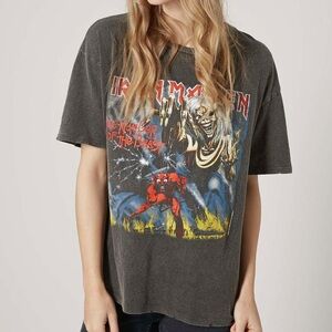 Iron Maiden Band Graphic Tee Shirt